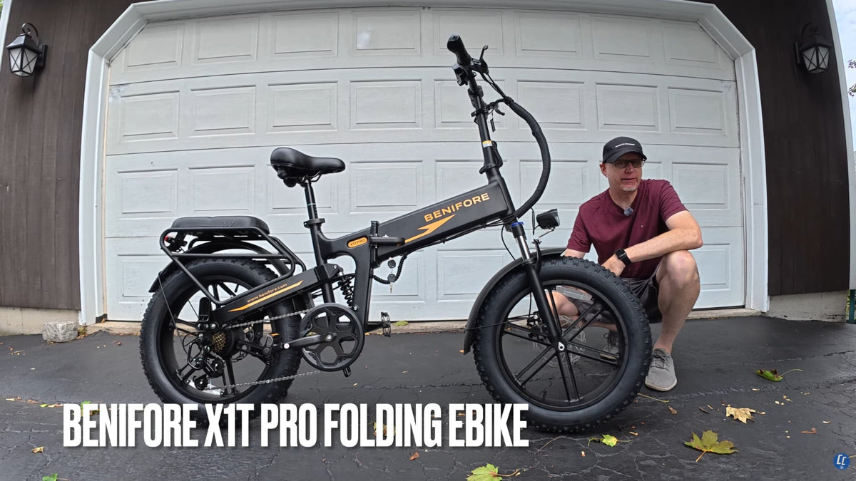 Benifore X1T PRO electric bike parked on a city street, featured as the best e bike for commuting to work in 2026