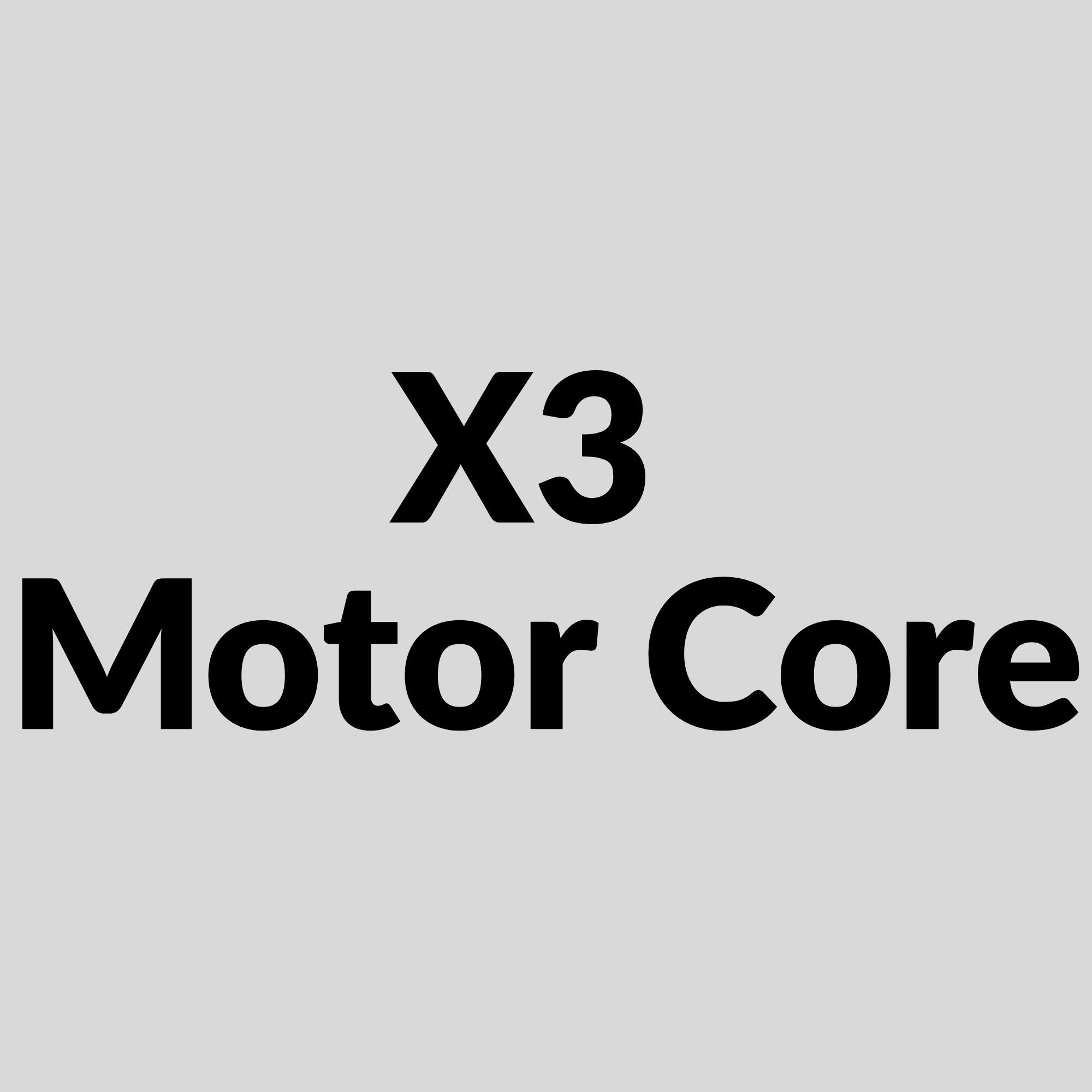 X3 Motor core ZX-X3-240806