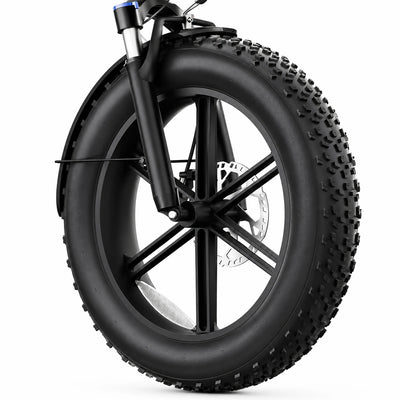 BENIFORE X1T PRO 20x4.0 Inch All-Terrain Puncture Resistant Fat Tire and One-Piece Integrated Rim