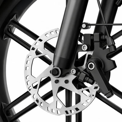 BENIFORE X1T PRO Electric Bike Front Disc Brake Rotor for Safe Emergency Braking Power