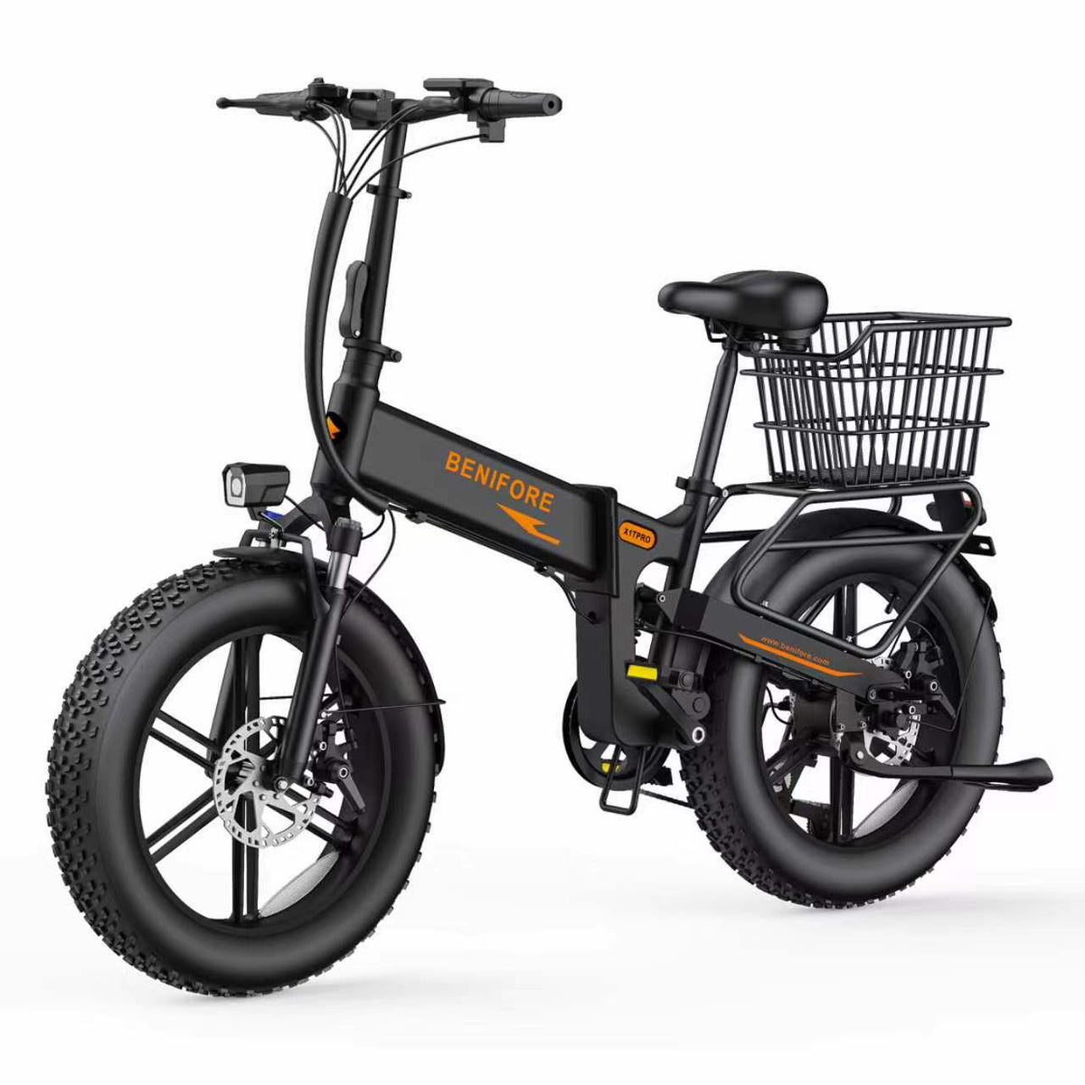 BENIFORE X1T PRO Folding Cargo E-Bike with Front Basket Bundle